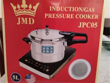 Olla de presión de 3 válvulas para cocina de inducción y cocina de gas - Img main-image