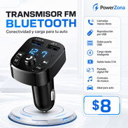🚗 Transmisor FM Bluetooth para auto 🚗 precio 8$ - Img 55880994