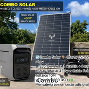 Combo Solar 👇🏽 Oferta solo por hoy!!!! ✔️Ecoflow Delta 3 Classic + Panel Solar Bifacial 450w + Cable Fotovoltaico 10M - Img 57069454