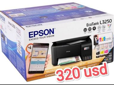 Se vende impresora EPSON EcoTank L3250 nueva en su caja PRECIO 320 usd  Vendo maquina de contar dinero nueva en su caja - Img 66576048