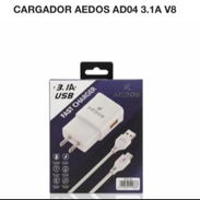 CARGADOR COMPLETO V8 CARGA RÁPIDA 3.1A MARCA AEDOS - Img 54948754
