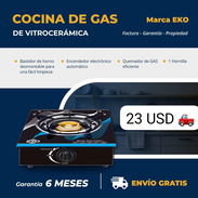COCINA DE GAS De Vitrocerámica Marca EKO - Img 57152205