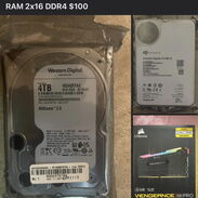 HDD 4 TB $65 HDD 10 TB $150 RAM 2X16 DDR4 $100 - Img 45521183