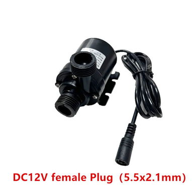 Bomba de agua ultrasilenciosa, Mini Motor sin escobillas DC12V/24V, adaptador de bomba de agua sumergible para piscina - Img 120913945