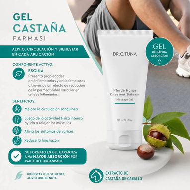 🌿Gel Bálsamo de Castañas de Indias 150ml🌰 Reduce varices y alivia dolor muscular 🌿 - 3/3