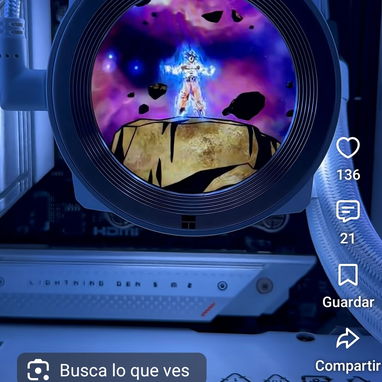 Thermalright Core Vision 360 ARGB – Nuevo Sellado en Caja | Pantalla LCD IPS 2.1" enfriamiento liquido - 3/4