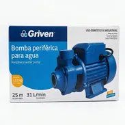 Bomba de Agua Periférica Griven 1/2 HP ¡Nueva en Caja! - Img 58327438