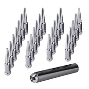24 tuercas puntiagudas M14x1.5 con llave de enchufe, hexagonal,tipo balas contactar solo via wassat - Img main-image-51481955