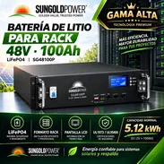 Batería de litio marca SungoldPower 5kw 51.2v y 100ah nueva en caja - Img 58230360