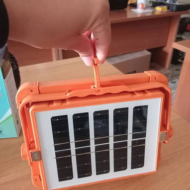 Lámpara solar recargable/ Lámpara con panel solar - 3/7