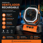 🔥 VENTILADOR RECARGABLE 20,000 mAh – ALTA AUTONOMÍA 🔋💨  ¡Ya estamos recogiendo pedidos!  📦 Contenedor - Img 56432656