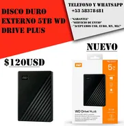Disco Duro Externo 5TB WD Drive Plus "Nuevo Sellado" - Img 50714570