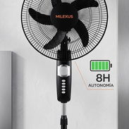 Ventilador Recargable Nuevo Con 8h Batería 50 USD 🚚 MENSAJERÍA GRATIS (Garantía) - Img 55480412