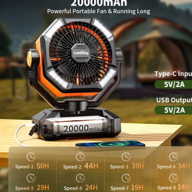 Venta de Ventilador Recargable COLDsky - 2/2