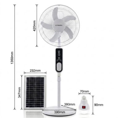 Vemtilador Recargable 16" de pedestal - Img 123120191