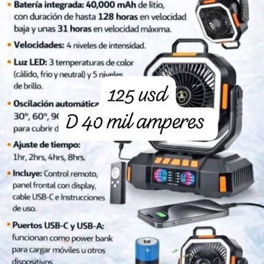 Ventiladores Recargables - Img 124011521