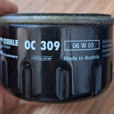 Filtro de aceite marca MAHLE OC 309, para renault, mitsubichi, opel y nissan - 2/3