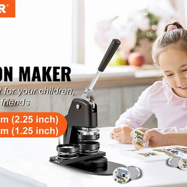 🎯 Máquina para Hacer Pines VEVOR + Accesorios | 32mm y 58mm | Ideal para Negocios y Manualidades - Img 103557388