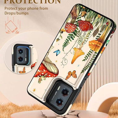 🔥Shorogyt Funda Tipo Cartera para Moto G 5G 2024 – Hongo y Rana🔥 - 2/4
