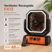 VENTILADOR RECARGABLE FX13 - Img 56339369