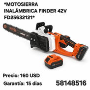 *MOTOSIERRA INALÁMBRICA FINDER 42V FD25632121* - Img 55263359
