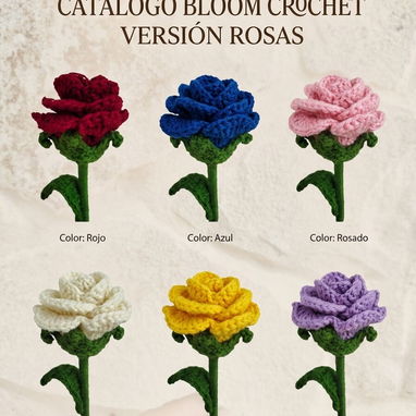 Ramos de flores tejidas - 6/6