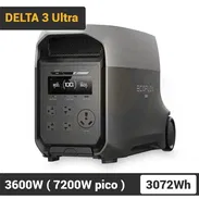 Ecoflow DELTA 3 Ultra con 3072Wh, 3600W - Pico 7200W, Carga Rápida y Batería LiFePO Estación de Energía Portátil - Img 55359726
