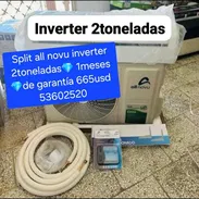 Split anovu inverter de 2 tonelada (un mes ) 💯 💢 💥 - Img 54619361