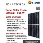 Panel solar 595w- 610w.  vcfg - Img 56949647