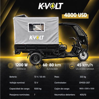 Triciclo eléctrico K-VOLT - 2/2