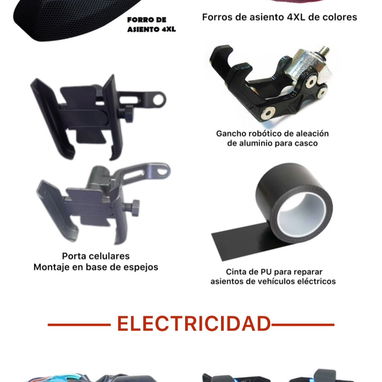 Accesorios y piezas de motos eléctricas - Img 124212034