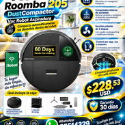 iRobot Roomba 205 DustCompactor Vac Robot Aspiradora – Compacta automáticamente los desechos dentro del robot, Factura - Img 57675240