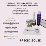 ​✨ Dermaplaning Sónico Michael Todd Sonicsmooth Pro+, Spray de Regalo – $80 USD - Img 56970887