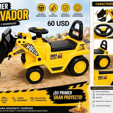 Excavadoras de juguetes y coches - 3/4