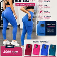Licra larga levanta gluteos con bolsillo - Img 57092139