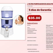 FILTRO PURIFICADOR DE AGUA POR GRAVEDAD . - Img 57102247