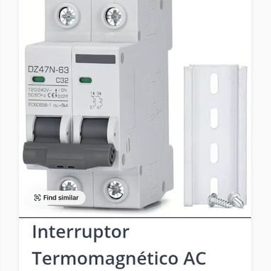 Breaker / Interruptor termomagnético de 32 A / Tripolar de 100 A / Unipolar de 40 A - 2/3
