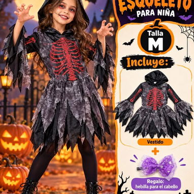 !!! DISFRACES PARA HALLOWEEN 🎃 PARA NIÑAS!!! - 4/10