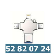 LECTOR PARA TARJETAS DE MEMORIA OTG 4 EN 1 VPT-0218 - Img 55885728