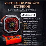 Ventilador recargable modelo X11 - Img 56429521