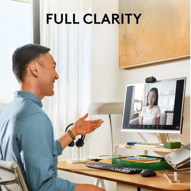 Webcam Full HD 1080p Logitech Brio 101 - Cámara Web para computadora USB-C 🌐 $32.17 - 2/3