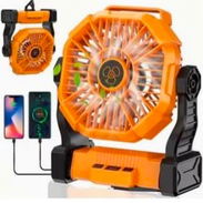 🔥 ¡Mantente fresco donde quieras con tu ventilador X 23! 🔥 ✅️ 20000mhp ✅Es fijo y no tiene mando ✅ Batería recargable - Img 57862664