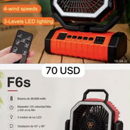 En venta estos ventiladores recargables, informaciones en las fotos, no se quede sin el suyo - Img 56360876