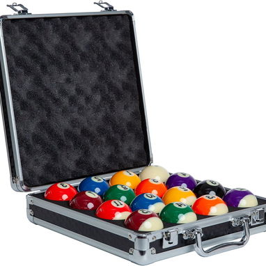 Juego de bolas de billar, tamaño reglamentario profesional de 16 piezas y elegante estuche. Marca: Imperium Style - Img 115085644