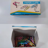 Caja de Clip de colores 28mm -100 piezas - Img 56361481