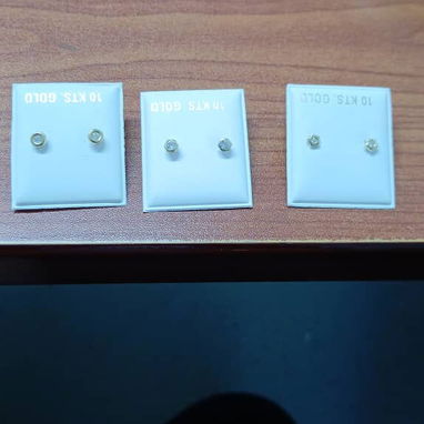Aretes originales oro 10k - Img 123889935