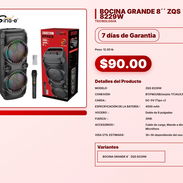 BOCINA GRANDE 8´´ ZQS 8229W . - Img 57555841