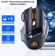 Mouse Inalambrico de Bateria con Rapid-fire y RGB - Img 50034559