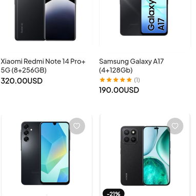 Celulares Xiaomi - iPhone - Motorola - Alcatel - iTel - Blu - honor- ZTE - 2/10