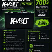 📞 56144651  🔥🔥🏃🏻 corre!!! comienza preventa de baterías K-Volt nuevamente 🔥 - Img 55754129
